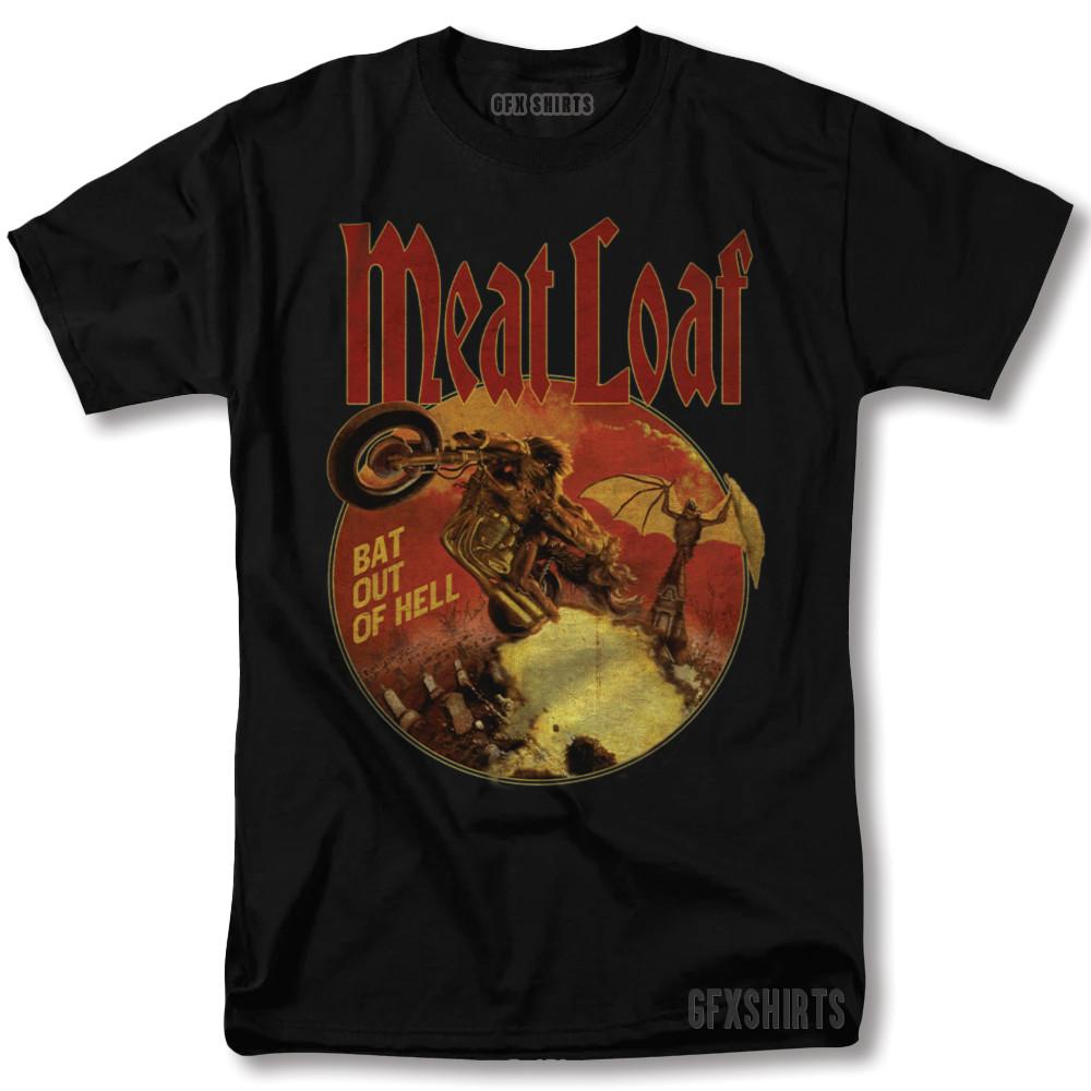 Футболка Meat Loaf Bat Out of Hell Дизайн для рок-концерта Футболка Унисекс