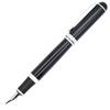 Перьевая ручка Jinhao 750 Black Bright Advanced Executive с серебряным Gullor