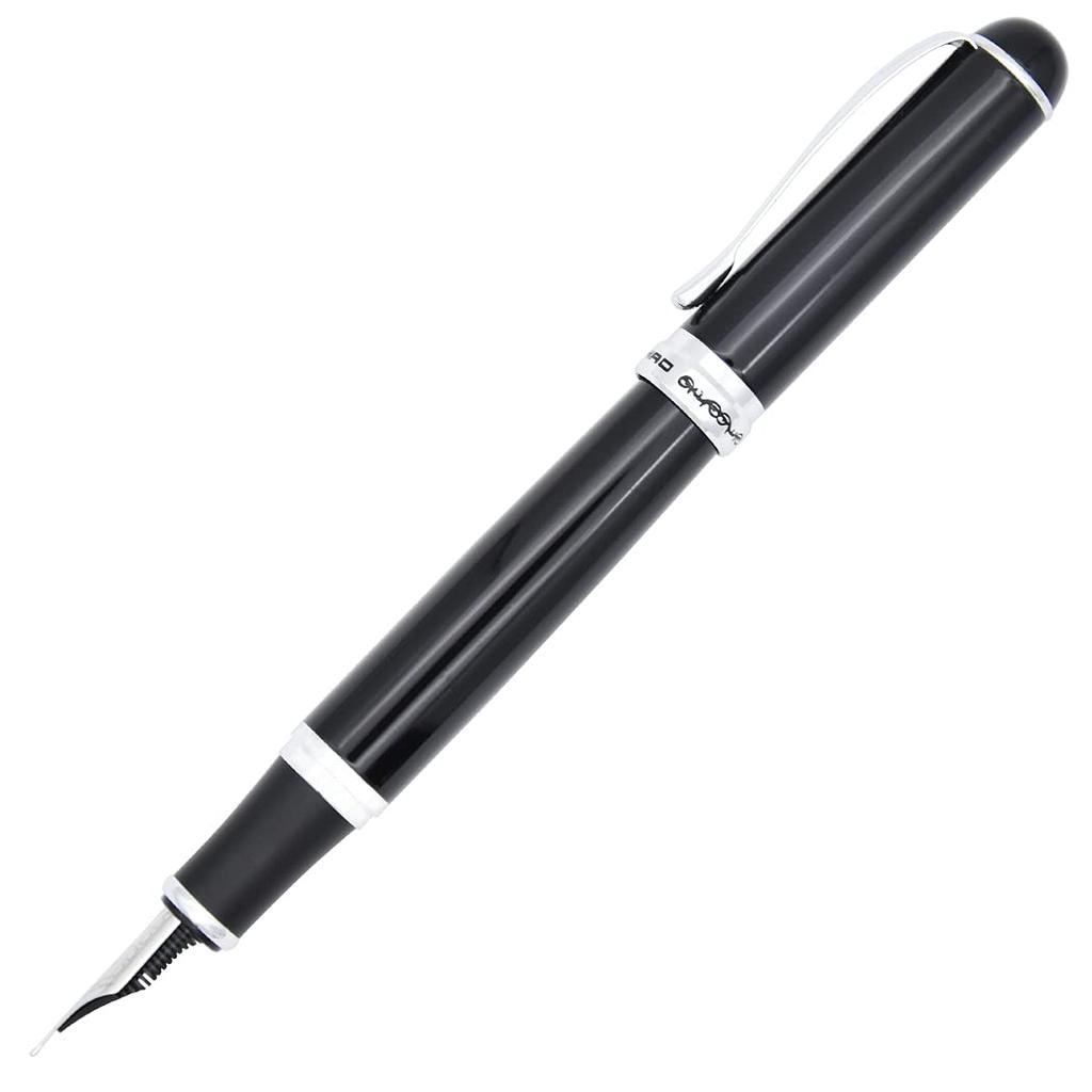 Перьевая ручка Jinhao 750 Black Bright Advanced Executive с серебряным Gullor