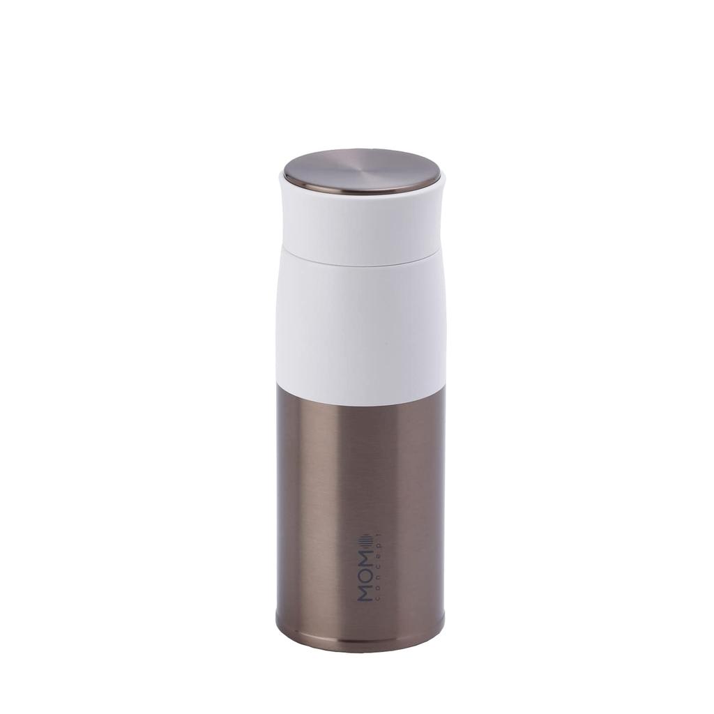 MOMO CONCEPT Water Bottle Vacuum Insulated Lightweight Lupine Tumbler RG 290ml Marshmallow White R 01001-29152R