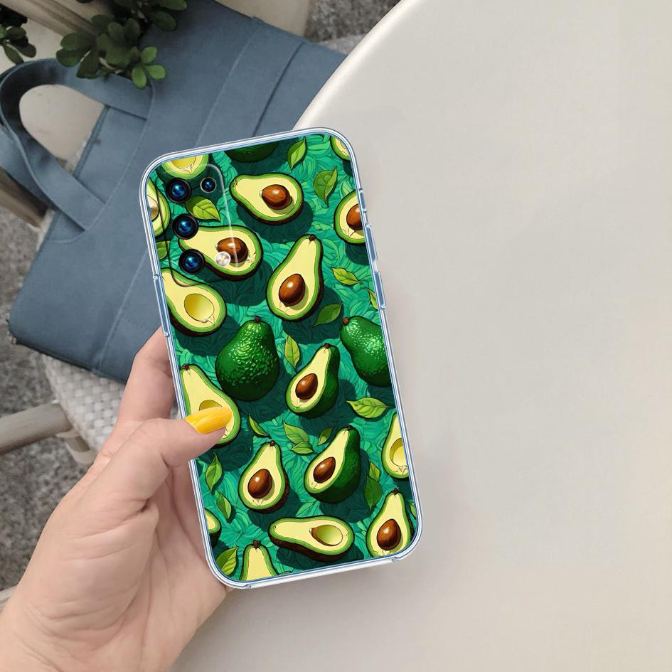 CJ13 Avocado fruit art Case for Motorola Moto G10 G20 G30 G31 G32 G34 G35 G41 G42 G50 G51 G52 G55 G60 G60S G62 G71 G72 G75