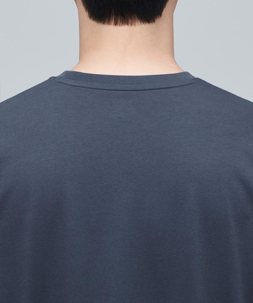 MUSINSA STANDARD [Cooltandard] Relaxed Fit Crew Neck T-Shirt [Iron Gray]