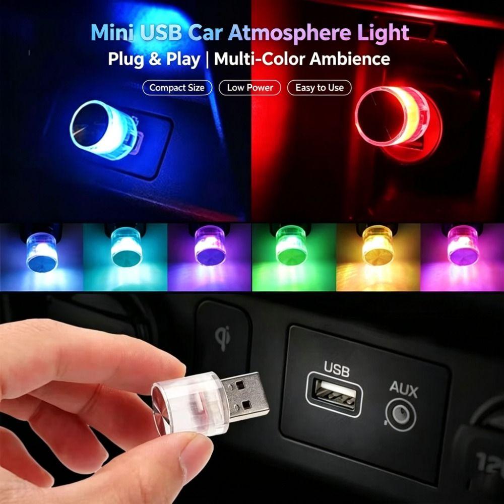 Gradient Lighting USB LED Ambient Light Multi-Color Modes Color Changing Night Light Short Trips