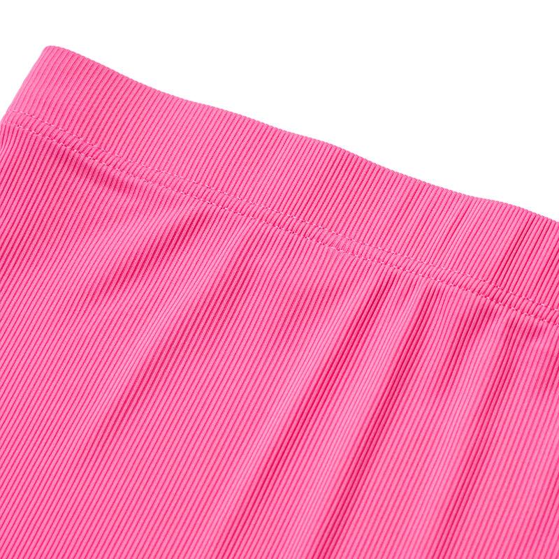 Новый весенне-летний женский комплект из двух предметов 2026 года: однотонный топ с круглым вырезом без рукавов и юбка-миди с боковым разрезом – облегающий костюм