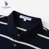 U.S. Polo Assn. Мужская полосатая рубашка-поло с длинным рукавом