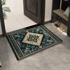 Vintage Persian-Style Doormat Collection Retro Floral Pattern Non-Slip Entryway Rug Classic Elegance Home Decor