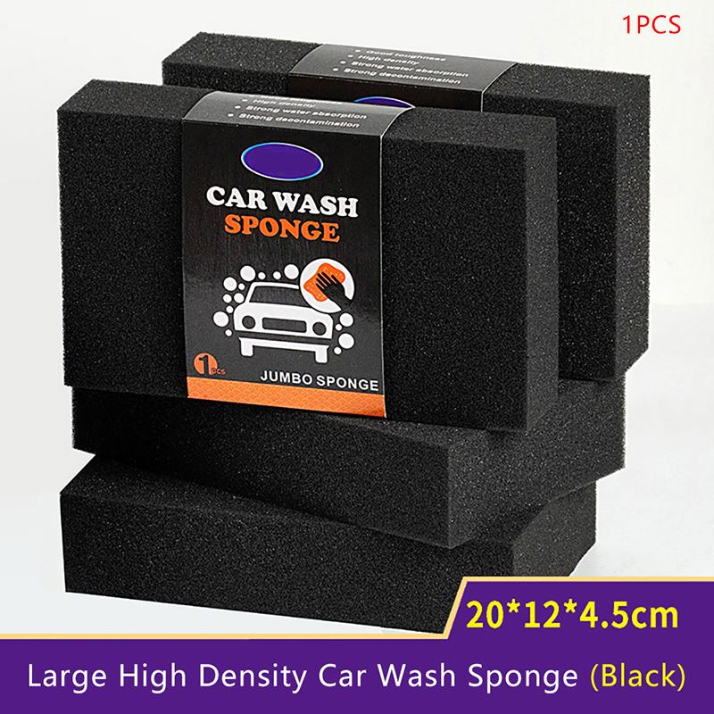 Car-Washing Sponge Black Car Wash Sponge Glass Washing Cleaner Foam Clean Tool
