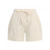 Shop   Women S Pocket Vacation ShortS Beige Pic Wpt 20651