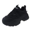 Spring New Women Lolita Thick Sole Korean Version Tall Dad Shoes Breathable Solid Color Versatile Sports Shoes Casual Shoes