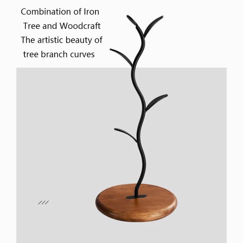 Free-Standing Coffee Mug Holder Tree Shape Cup Display Stand Practical Water Cup Hanger Bracelets