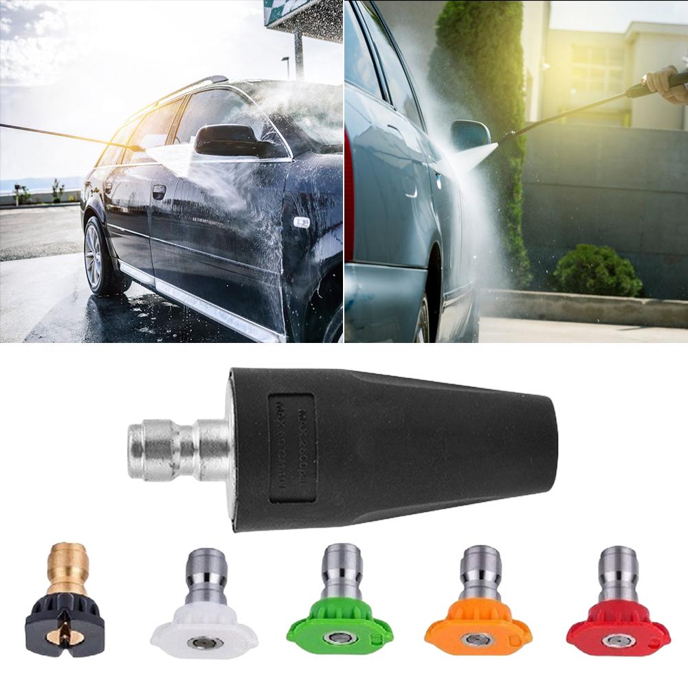 Насадка для мойки автомобиля 3600 PSI вращающаяся грязевая фреза турбо насадка с 1/4 быстросъемным штекерным соединением для мойки высокого давления