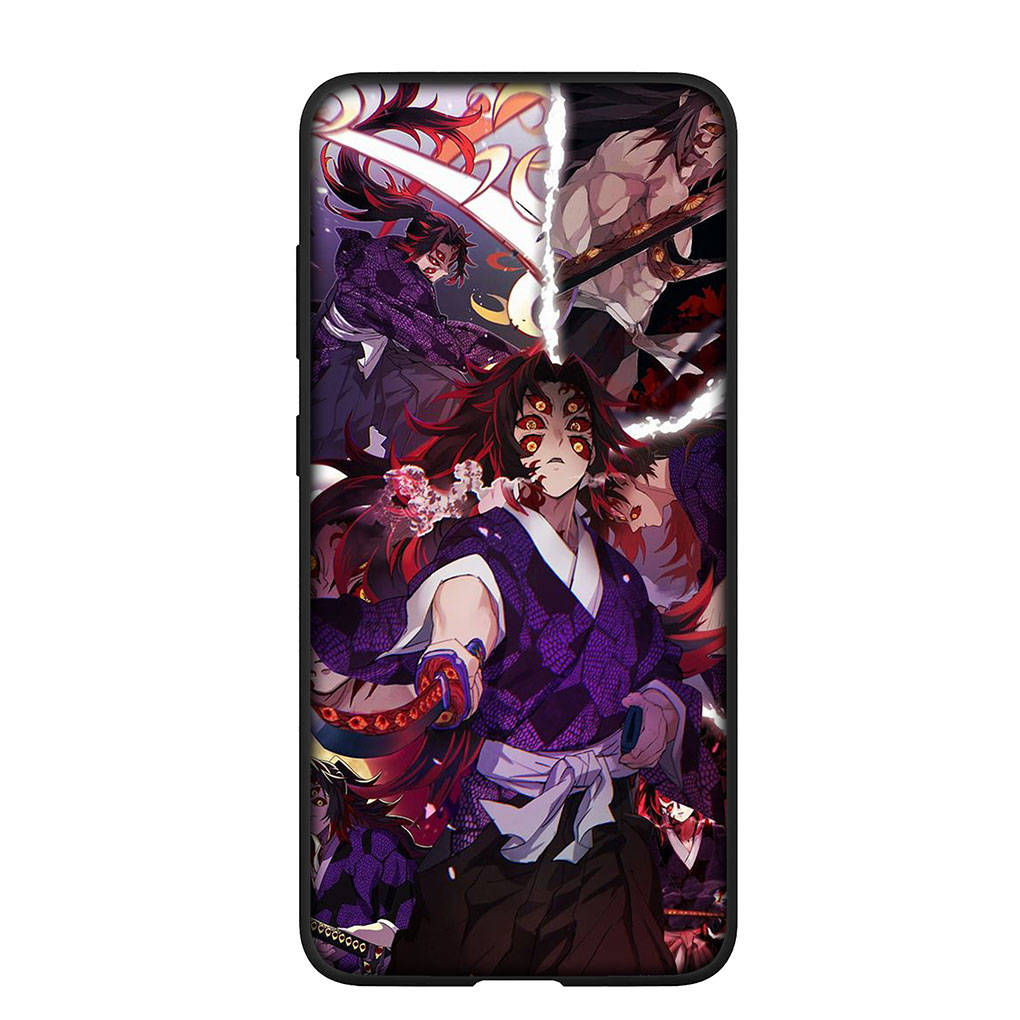 Чехол для телефона Samsung Galaxy S25 S24 S23 iPhone 16 15 Xiaomi Redmi Note 14 13 12 16E X Pro Max OPPO Moto Huawei Kokushibo Demon Slayer Tanjirou Cover