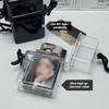 Ins Idol Photocards Storage Box Kpop Idol Photo Card Holder Boxes Kawaii Album Case Container Portable Sleeve Storage Box