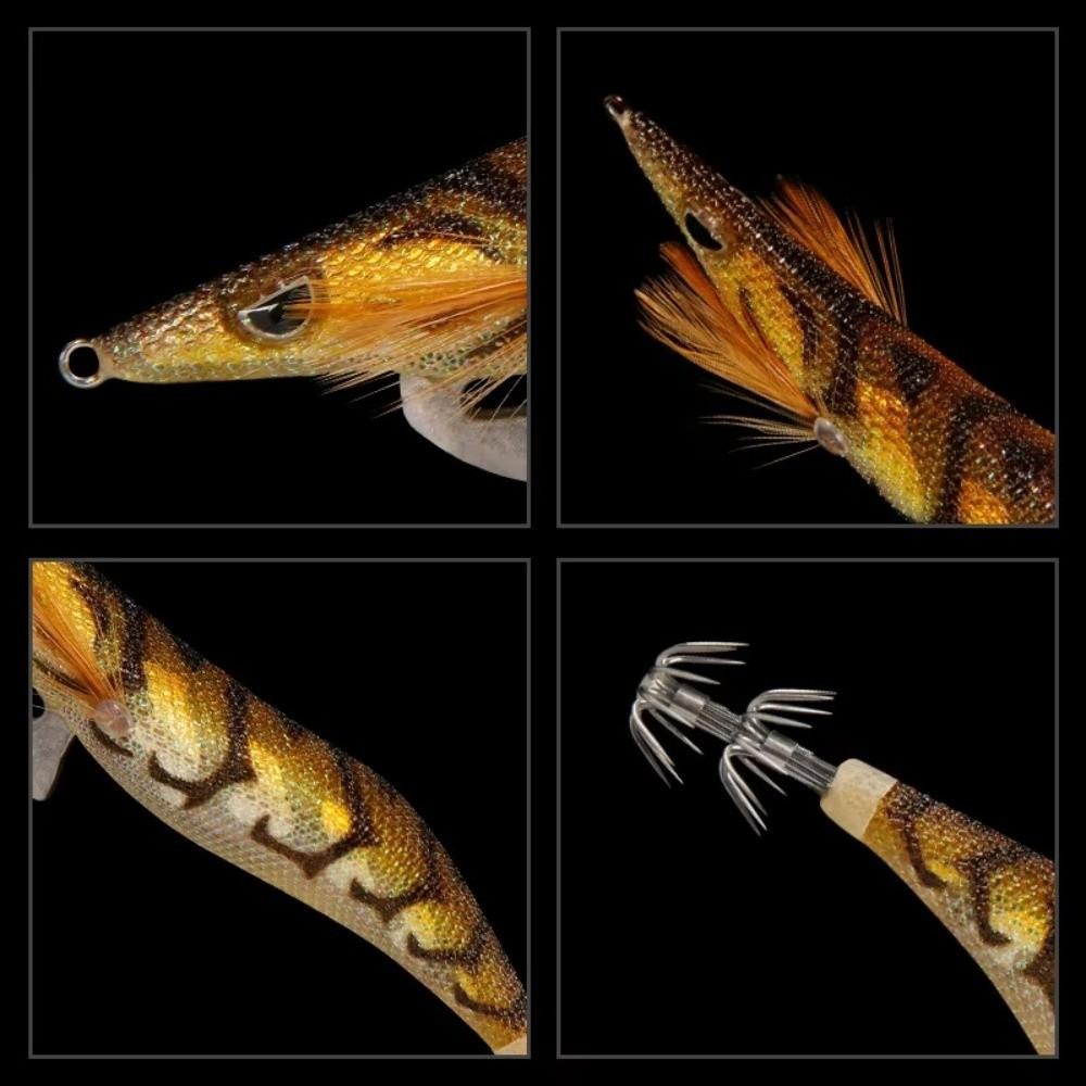 2025 3.5# Squid Bait Luminous Webfoot Octopus Luminous Squid Jig Cuttlefish Fishing Lure Sea Fishing