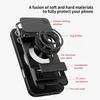 Прочный ударопрочный чехол Funda для iPhone 17 Pro Max / 17 Air 16 Plus Чехол Броня Поворотная крышка объектива камеры Кольцо-подставка Capa Funda