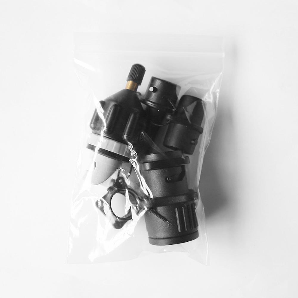 Inflatable Boat Air Pump Air Valve Adapter Kit Paddleboard Air Nozzle Multifunctional Conversion Head Air Adapter With 4 Air Valve Nozzles