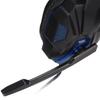   SY830MV Game Headsets   Volume Support Mic   USB Headsets with 3.5mm Microphone for   PC Laptop(Black Blue )