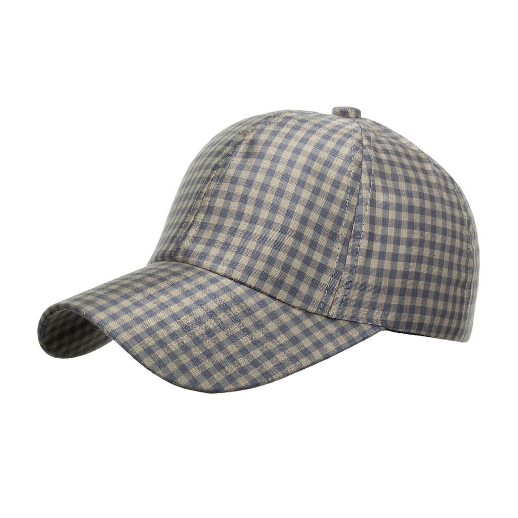 Новые мужские и женские бейсболки в клетку на весну и лето, корейская версия, модная кепка в стиле хип-хоп для отдыха на открытом воздухе