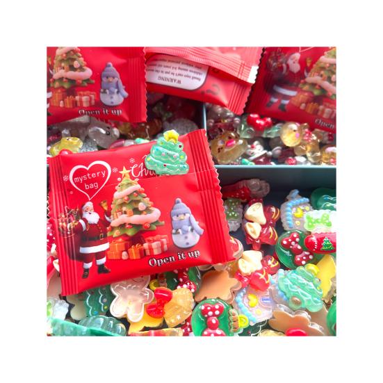 50 шт. Светящиеся в темноте пакеты-сюрпризы с животными Миниатюрные фигурки из смолы Черепаха Кролик Утка Светящийся Микроландшафт