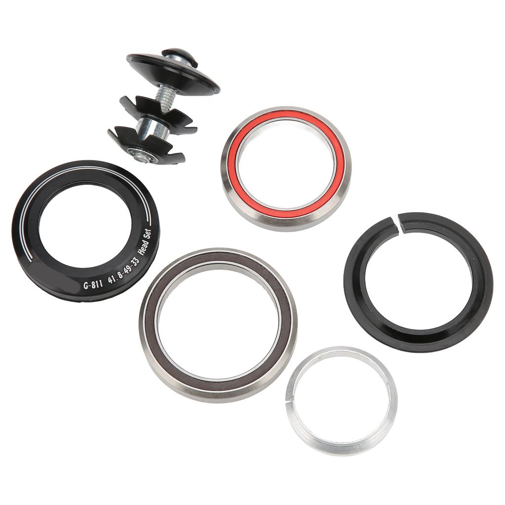 Bike Headset Aluminum Alloy Exquisite Workmanship Strong Durable High Strength Easy Install Cycling Accessory