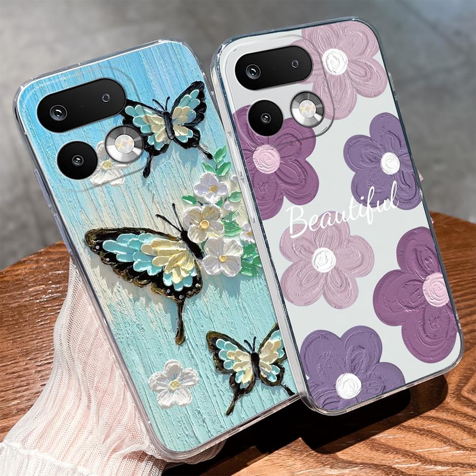 Чехлы Для OPPO Realme 16 Pro 16 Pro Plus Девочка с Желтой Уткой Антизагрязняющий Модный Прозрачный Корпус Для Realme 16Pro 16 Pro+ Fundas