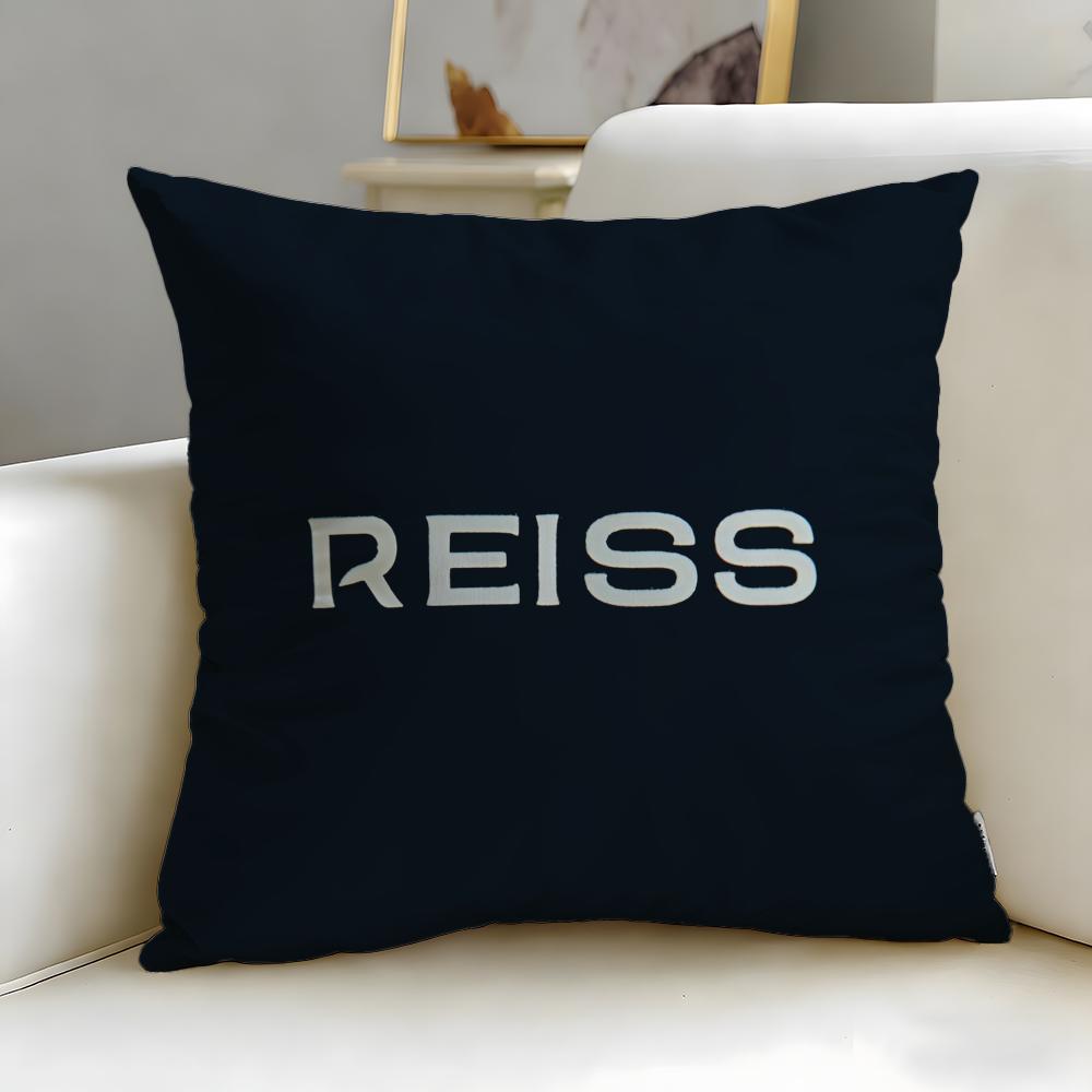 classic fashion brand Reiss Cushion Cover Soft EasyWash Pillow Case Versatile for Couch Bed Travel and Office
