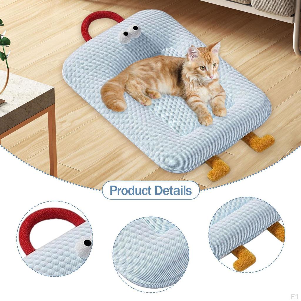 Охлаждающий коврик для собак, Стирающаяся лежанка для питомцев, Для использования на улице