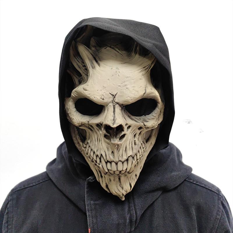 Halloween Scary Skull Warrior Mask Cosplay Horror Costume Accessory Party Night Event
