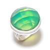 Green Kunzite Gemstone 925 Sterling Silver Gift Jewelry Ring Size 7