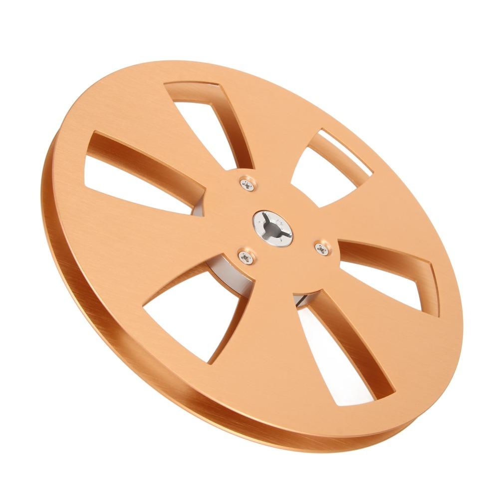 1/4 7 Inch Empty Open Reel Aluminum Alloy Machine Reel for Tape Recorder