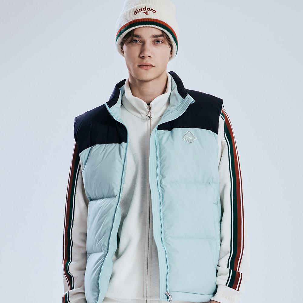 Diadora Trento Duck Down Vest Mint