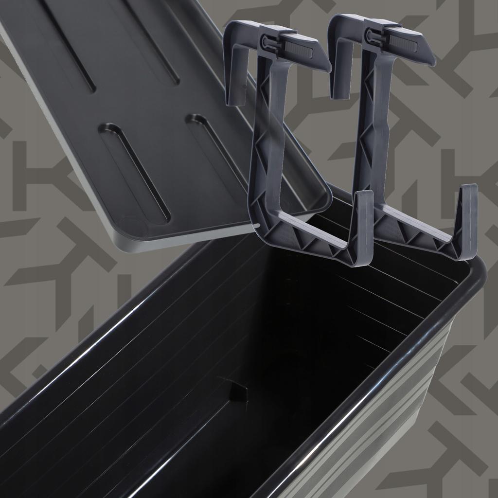 KADAX Skrzynka Balkonowa Doniczka Z Uchwytami  