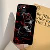 Ярко-красные Цветы Розы Чехол для Телефона Для iPhone 17 16 15 14 13 11 12 Pro Max mini XR 16e 15 16 Plus 17 Air Полное Покрытие