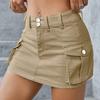 High Waist Denim Mini Skirt Women Sexy Girl Tight Bag Hip Skirts Female Slim Anti-Glare Short Skirts Female