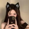 Plush Lolita Cat Ear Headband Hair Accessories for Halloween