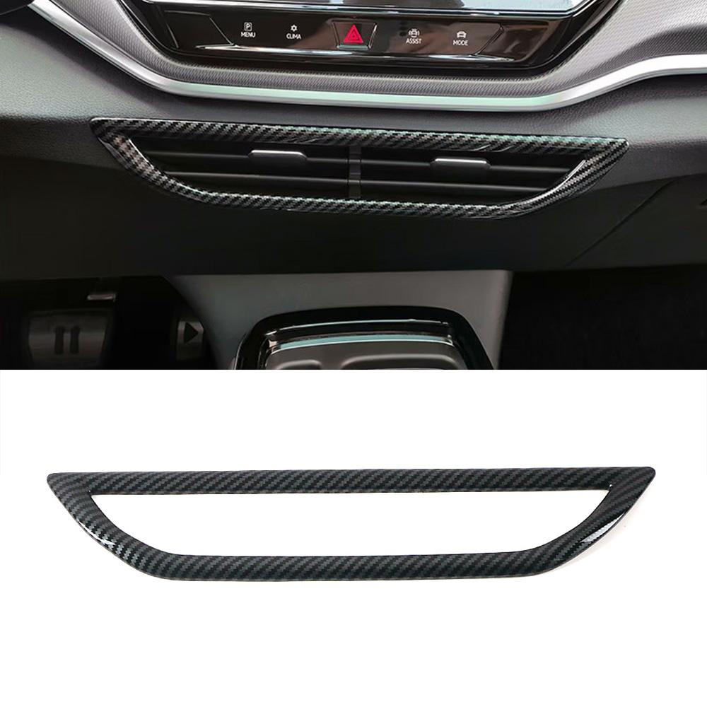 Для Volkswagen VW ID.4 ID4 2024 2024 2024 Деталь интерьера автомобиля Рестайлинг Панель приборов Центральный воздуховод кондиционера Рамка накладка Наклейка