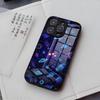Чехол для телефона "Планеты Вселенной" для iPhone 17 Air 16 E Pro Max 15 14 13 Mini 12 Pro 11 Max Plus Черная стеклянная крышка