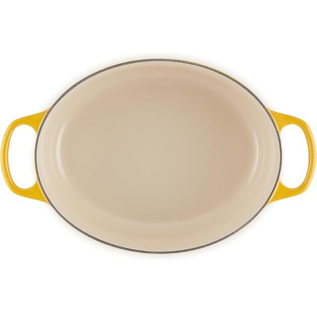 Жаровня Le Creuset Signature овальная 29 см нектар 4,7 л (21178296724430)