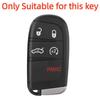 Силиконовый чехол для автомобильного ключа для Jeep Renegade Compass Grand Cherokee Для Chrysler 300C Wrangler Dodge Автомобильные аксессуары