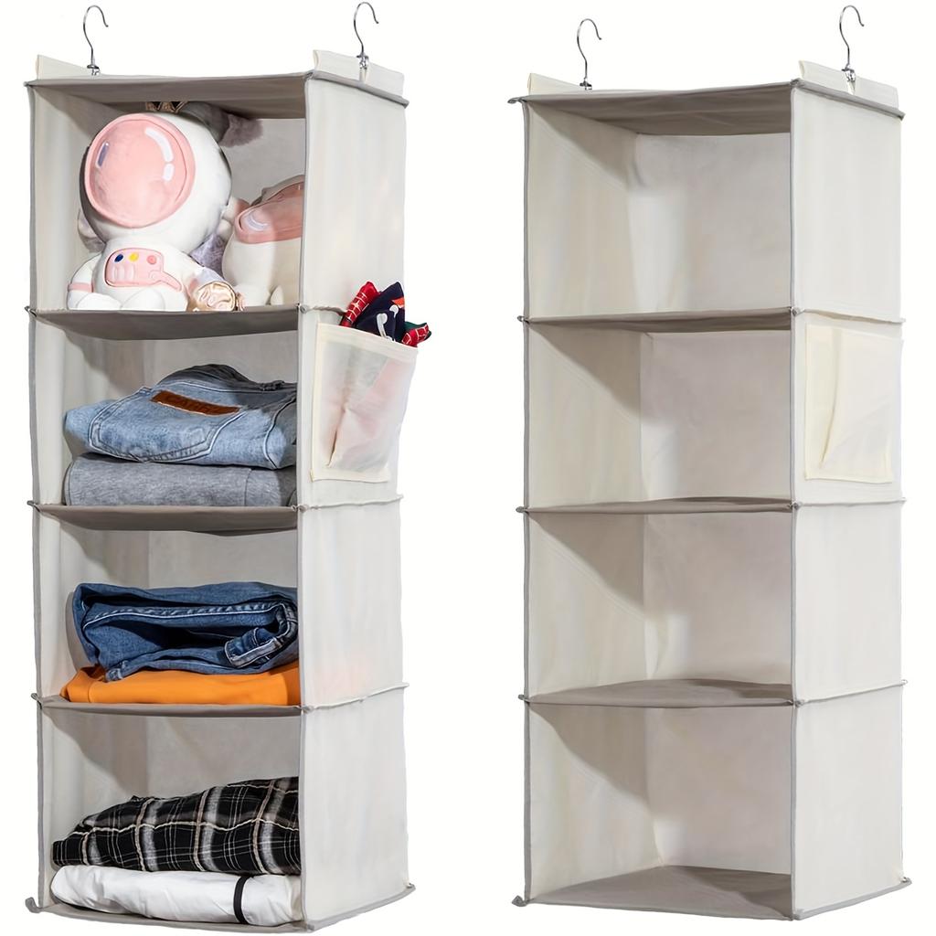 Hanging Storage Bag Non-Woven Underwear Clothes Multi-Layer Storage Bag Wardrobe Durable And Washable Hanging Storage Bag