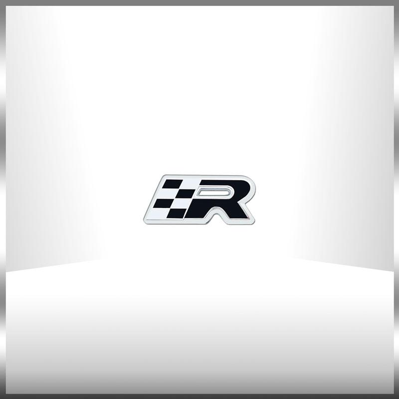 Car 3D Metal Sticker Race 300 Flag Emblem Front Grille Sticker Fender Side Badge Decal For Seat Cupra Leon Altea Ibiza Fiat 500