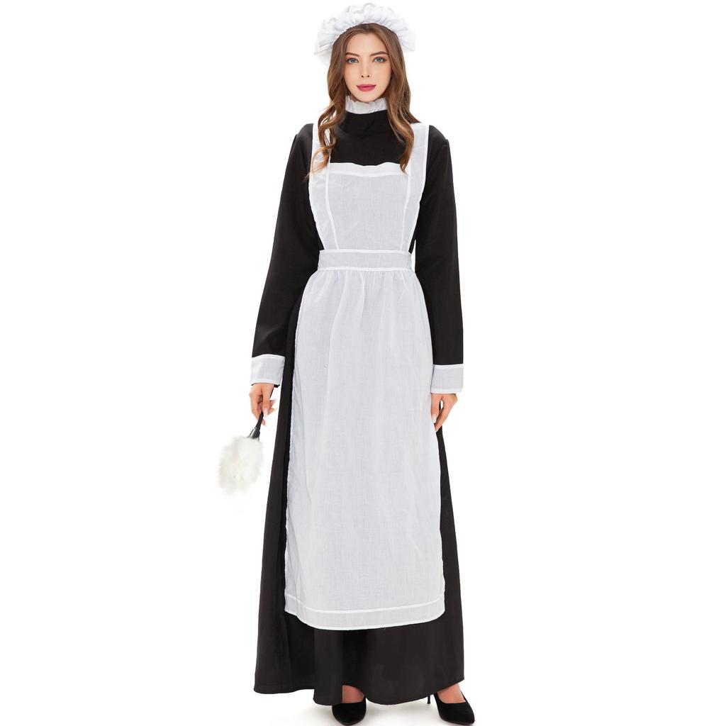 Платье Лолиты, Костюм на Хэллоуин, Мягкое платье горничной, Аниме платье горничной медсестры, Комплект униформы