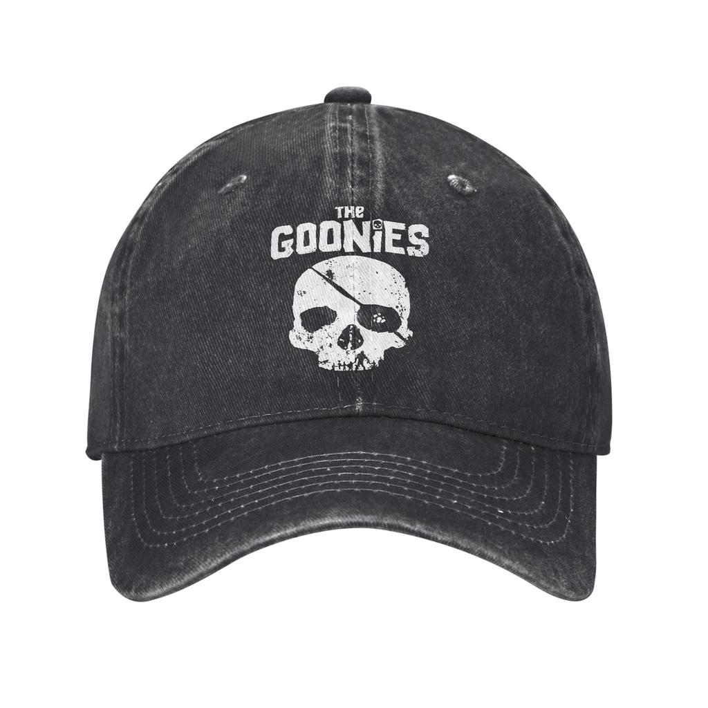 The Goonies Skull Baseball Caps Casual Distressed Denim Never Say Die Snapback Cap Outdoor Activities Adjustable Fit Caps Hat