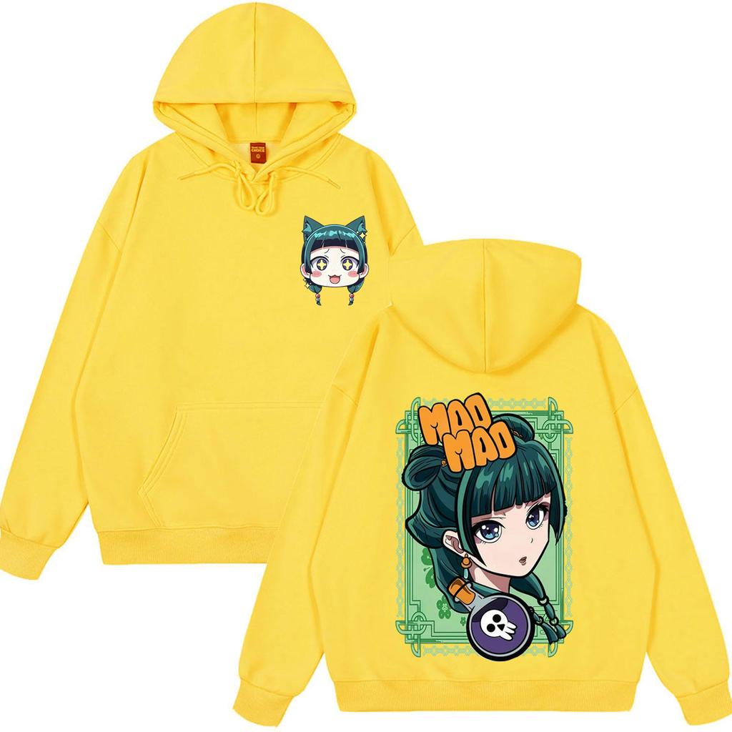 Unisex style unisexAnime The Apothecary Diaries Print Hoodie Men Women Hip-hop Punk Sweatshirts Winter Fleece Loose Casual Oversized Pullover Tops
