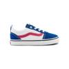 Vans Ward Slip On Красочные Ретро Низкие Топ Обувь для Ходьбы Детские кеды Синие VN0A3QU17WM