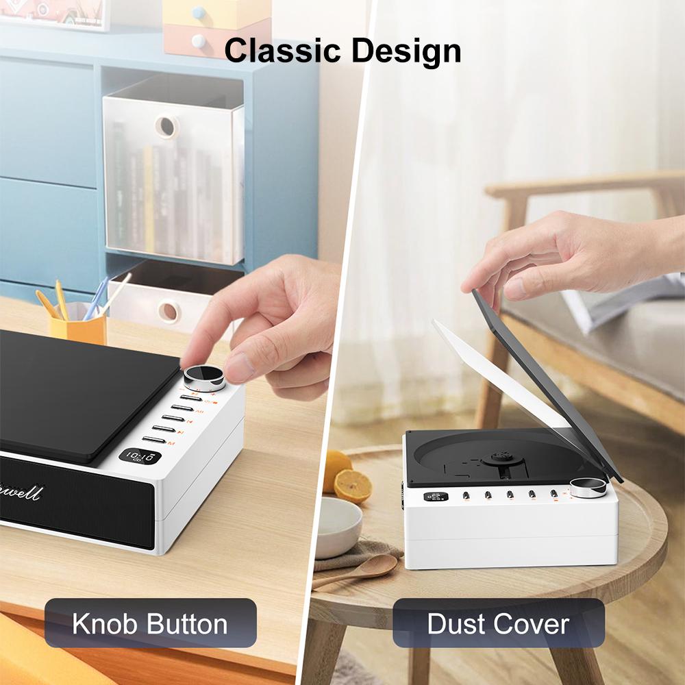 Автомобильный CD-плеер Bluetooth 5.1 3,5 мм AUX/USB/ОПТИЧЕСКИЙ Поддержка Классический Беспроводной Громкоговоритель Радио FM Приемник Портативный Усилитель