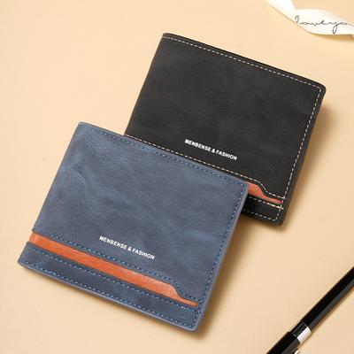 Новый мужской кошелек Мужской новый короткий кошелек Кошелек для среднего возраста и молодежи Большая вместимость Кошелек с множеством отделений для карт