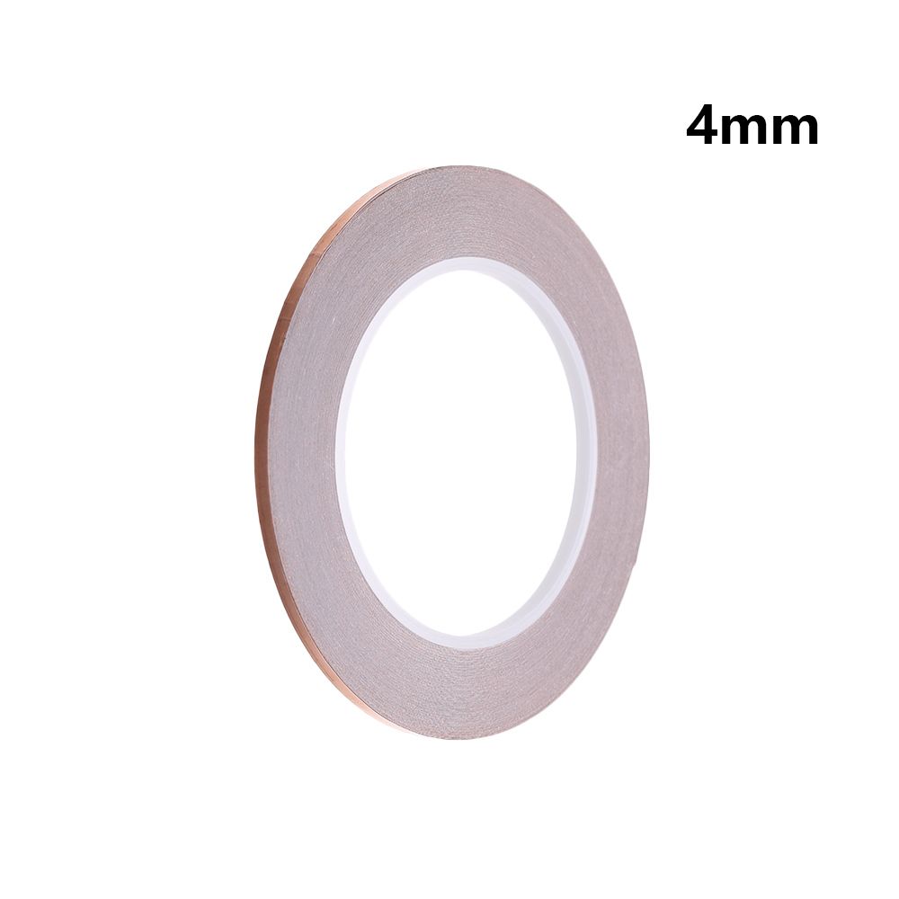 Защита от ЭМИ Клей Экранирование Термостойкая Медная Фольга Лента Полоска Клейкая Односторонняя Проводящая