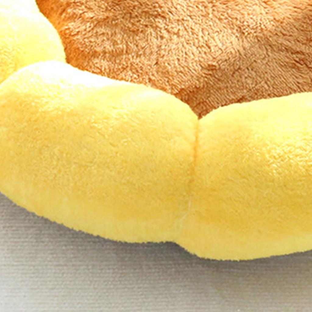 Кровать для домашних животных, милая, в форме цветка, мягкая, удобная, с поддержкой на 360 градусов, круглая, для спальни, гостиной