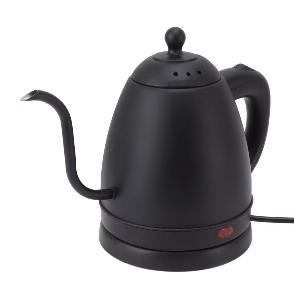 Электрический чайник с изогнутой шеей 1,2 л из нержавеющей стали 304, безопасный кофейник для заваривания кофе